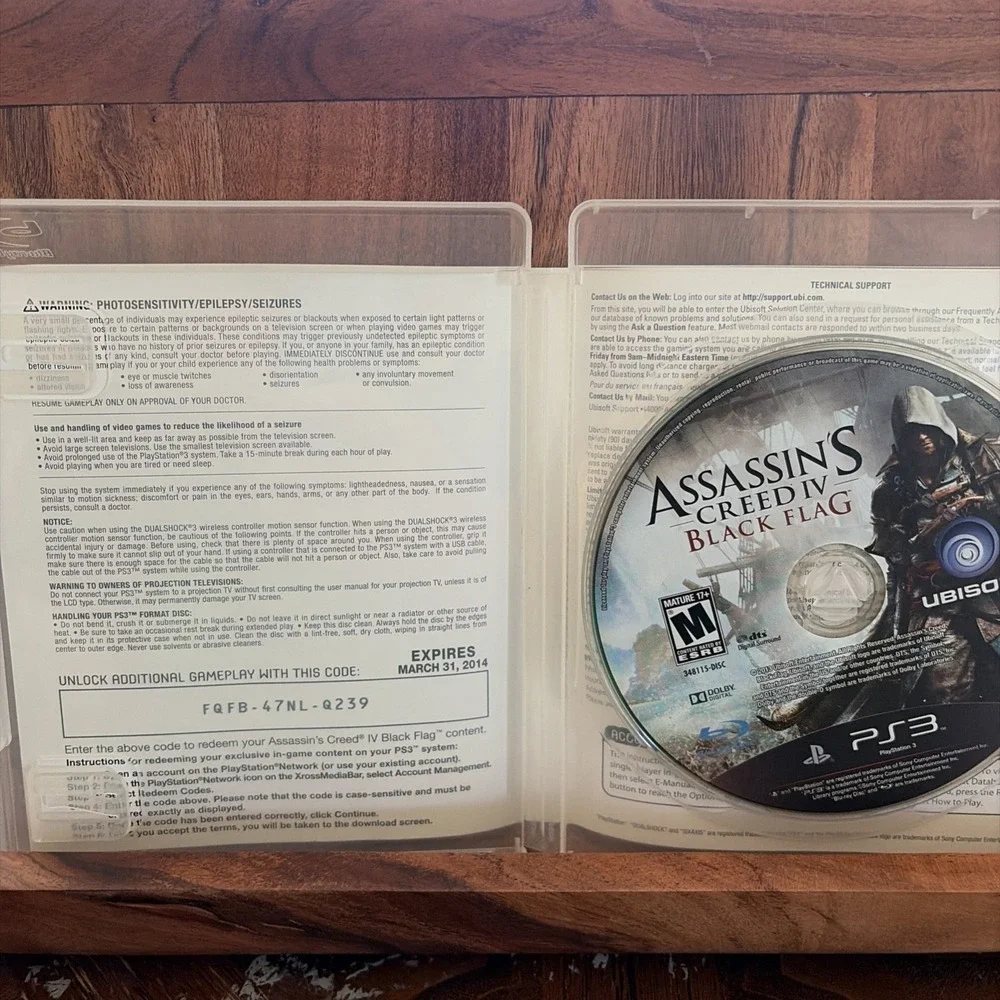 Assassin's Creed IV: Black Flag (Sony PlayStation 3, 2013)